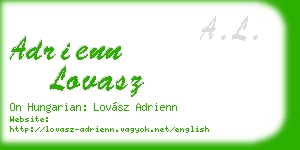adrienn lovasz business card