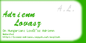 adrienn lovasz business card